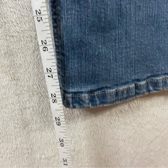 VINTAGE SIMON CHANG HIGH-RISE SLIM STRAIGHT DENIM JEANS - Picture 7 of 8